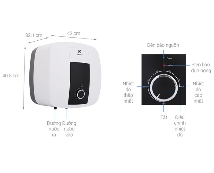 Image Bình nước nóng Electrolux 15 lít EWS152DX-DWM 3