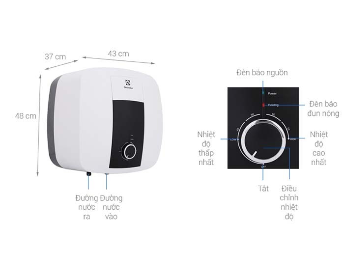 Image Bình nước nóng Electrolux 30 lít EWS302DX-DWM 3