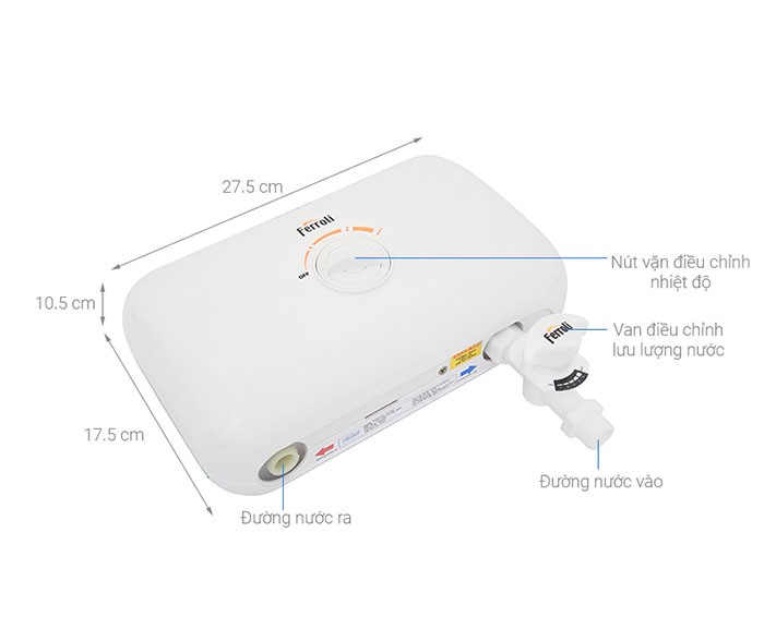 Image Máy nước nóng Ferroli FS - 4.5TE 4500W 1