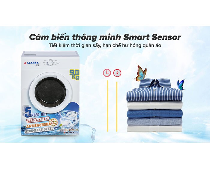 Image Máy sấy thông hơi Alaska 9 kg S90 1