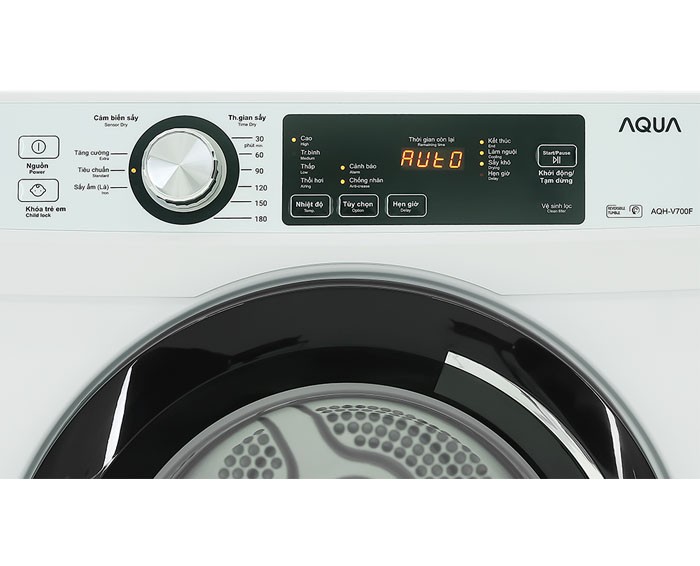 Image Máy sấy thông hơi Aqua 7 Kg AQH-V700FW 3