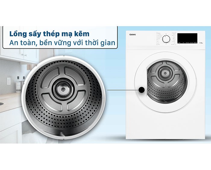 Image Máy sấy thông hơi Galanz 7 Kg DV-70T5C(W) 2