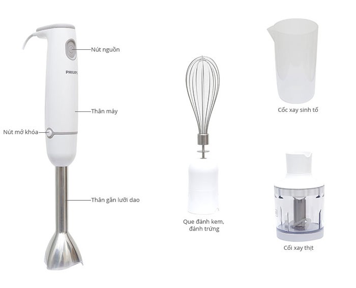 Image Máy xay cầm tay Philips HR1607 1