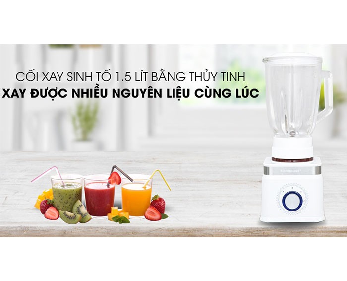 Image Máy xay sinh tố đa năng Sunhouse SHD5582W 2