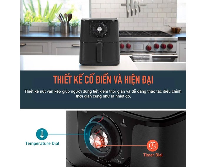 Image Nồi chiên không dầu Cosori CO158-AF 4