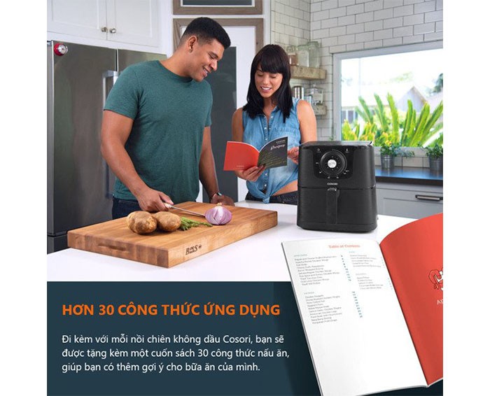 Image Nồi chiên không dầu Cosori CO158-AF 5