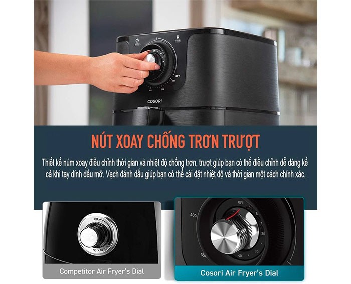 Image Nồi chiên không dầu Cosori CO158-AF 6