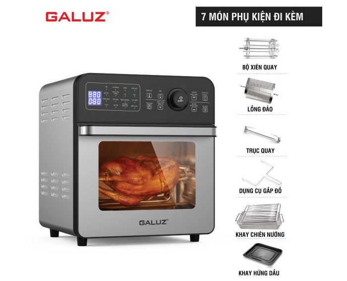 Image Nồi chiên không dầu Galuz GLA 1518 (15 lít) 1