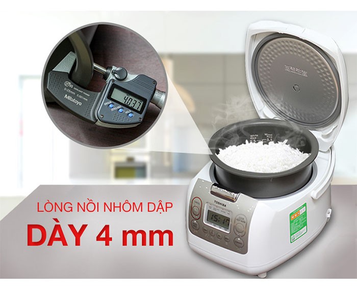 Image Nồi cơm điện Toshiba 1 lít RC-10NMF(WT)VN 3