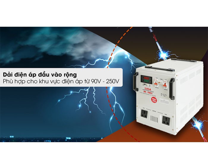 Image Ổn áp 1 pha Lioa 7,5KVA DRI-7500/ DRI-7500II 1