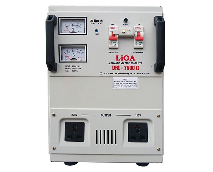 Image Ổn áp 1 pha Lioa 7,5KVA DRI-7500/ DRI-7500II