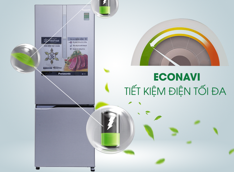 Image Tủ lạnh Panasonic 290 lít NR-BV329XSVN 4