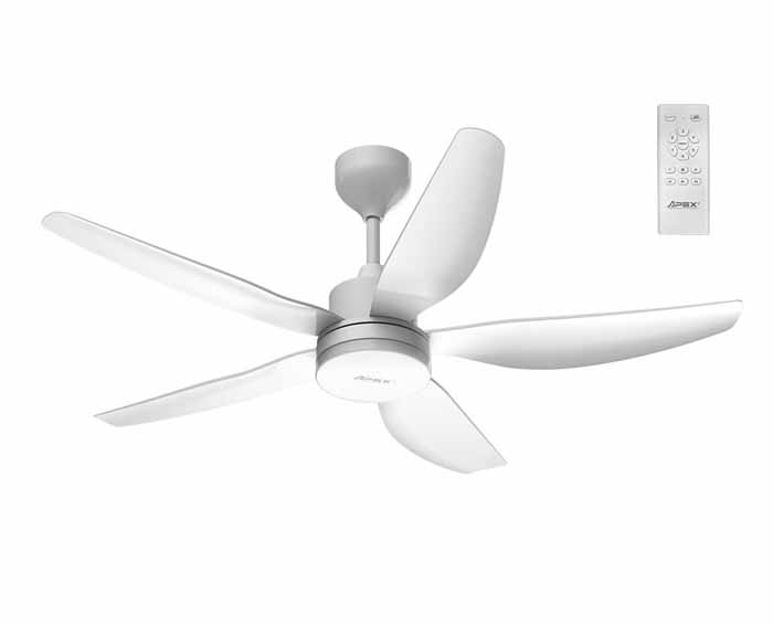 Quạt trần 5 cánh có đèn sunhouse apex apf7686
