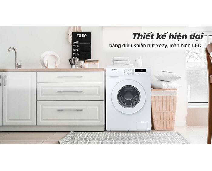 Image Máy giặt Samsung Inverter 9 kg WW90T3040WW/SV 2