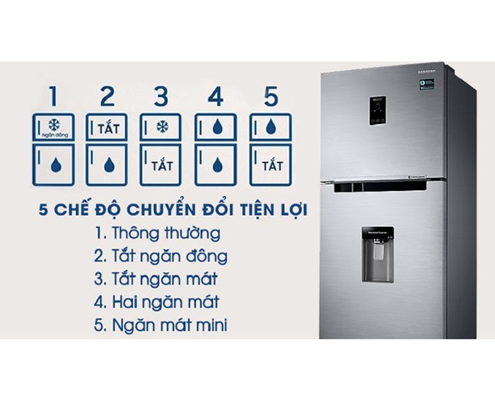 Image Tủ lạnh Samsung Inverter 319 lít RT32K5932S8/SV 4