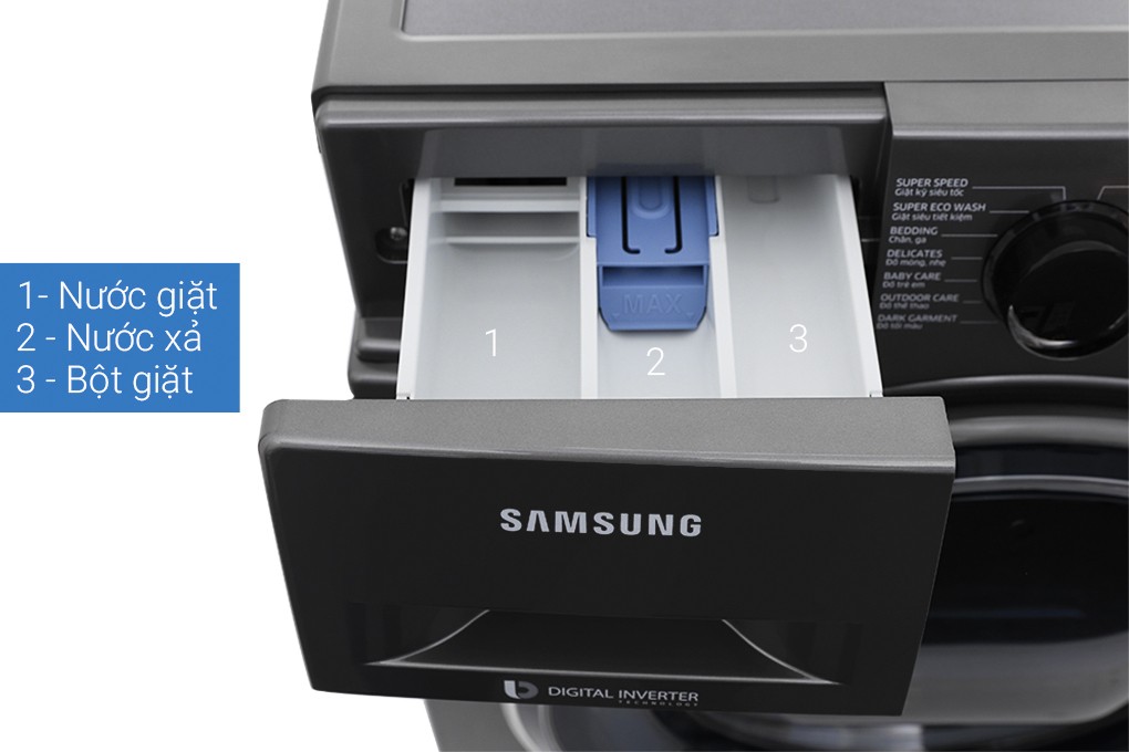 Image Máy giặt Samsung Inverter 10.5 kg WW10K6410QX/SV 2