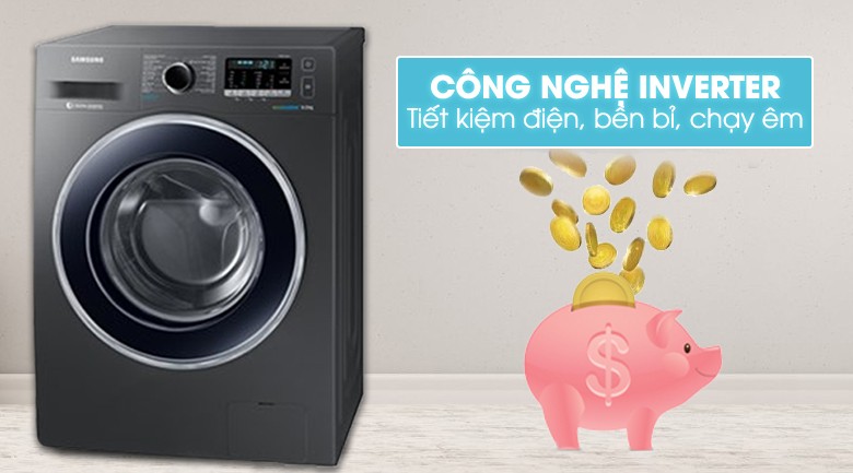 Image Máy giặt Samsung Inverter 8 kg WW80J54E0BX/SV 2