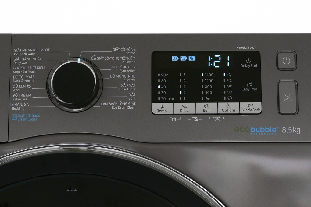 Image Máy giặt Samsung AddWash Inverter 8.5 kg WW85K54E0UX/SV 3