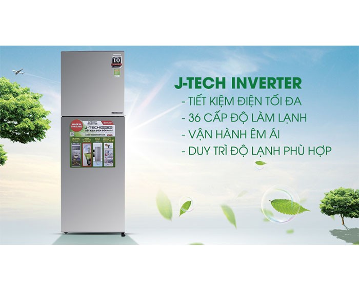 Image Tủ lạnh Sharp Inverter 241 lít SJ-X251E-SL 2