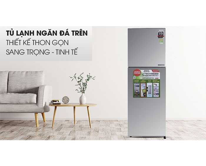 Image Tủ lạnh Sharp Inverter 241 lít SJ-X251E-SL 4