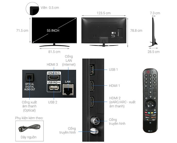 Image Smart Tivi NanoCell LG 4K 55 inch 55NANO76SQA 1