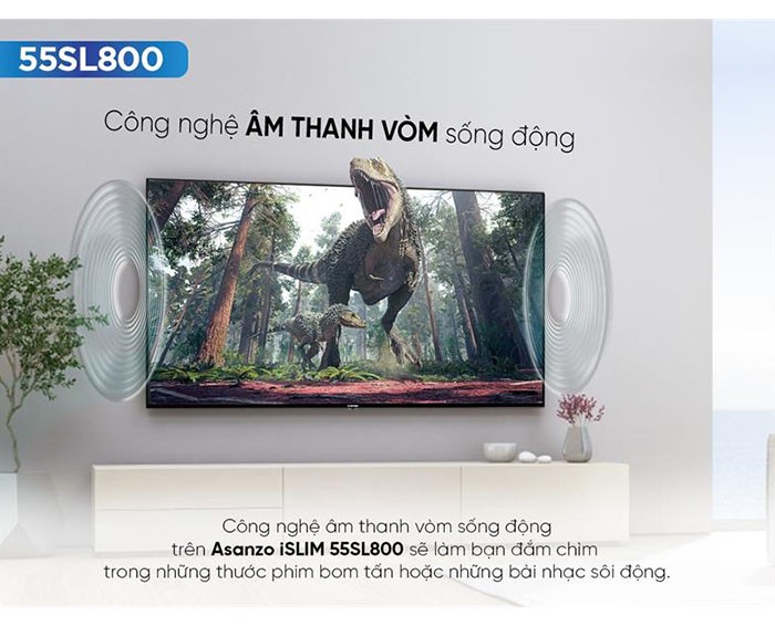 Image Tivi giọng nói 4K 55 inch Asanzo 55SL800 3