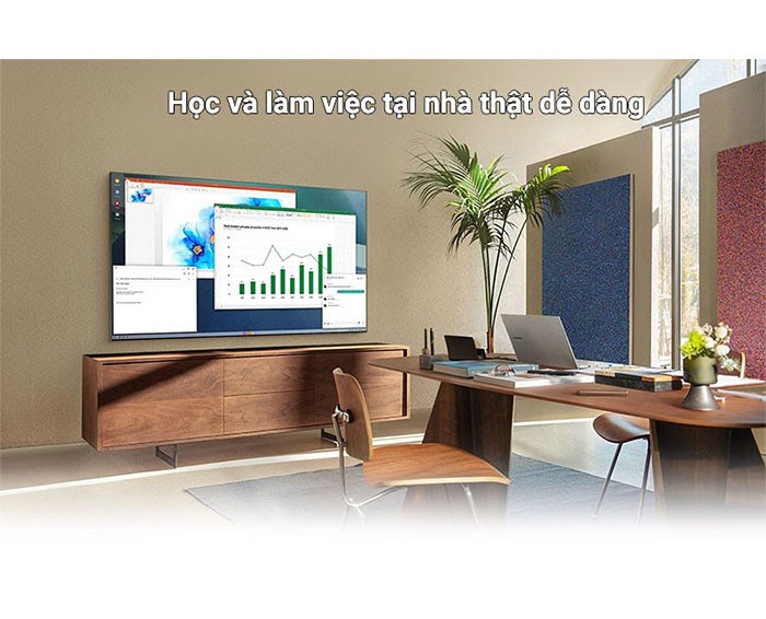Image Smart Tivi QLED 4K Samsung 55 Inch QA55Q60AAKXXV 1