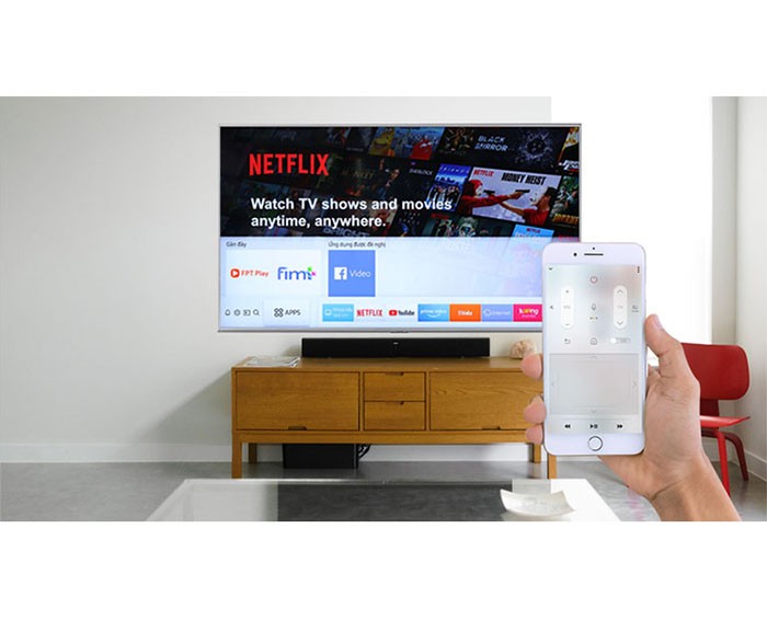 Image Smart Tivi Samsung 4K 55 inch UA55RU7400 4