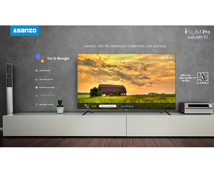 Image Smart tivi Asanzo iSlim pro 10 4K 55inch 55U71 2