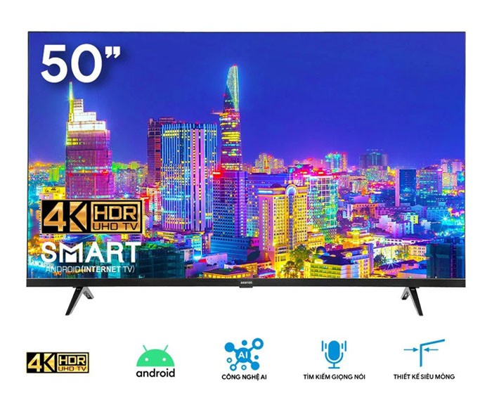 Smart Tivi Ultra ISlim 4k 50 inch 50U72