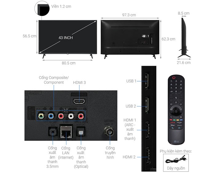 Image Smart Tivi LED LG 43 inch 43LM6360PTB 2