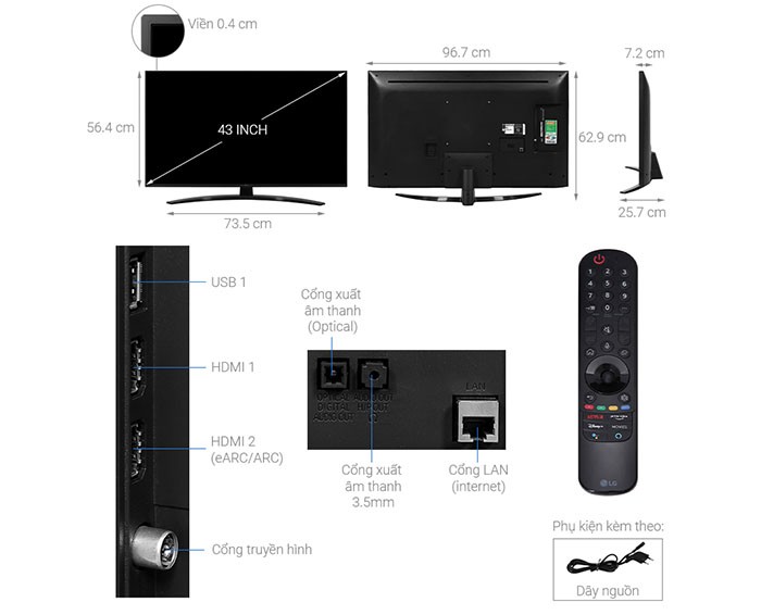 Image Smart Tivi LG 4K 43 inch 43UP7800PTB 2