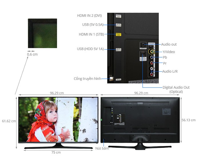 Image Tivi Samsung 43 inch UA43J5100 3