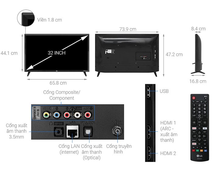 Image Smart Tivi LG 32 inch 32LM570BPTC 1