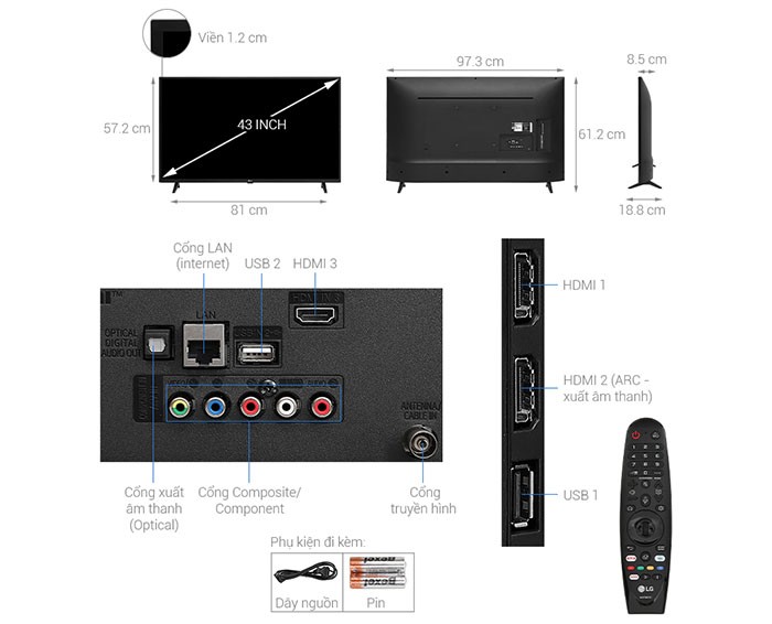 Image Tivi LG 4K 43 inch 43UN7290PTF 2