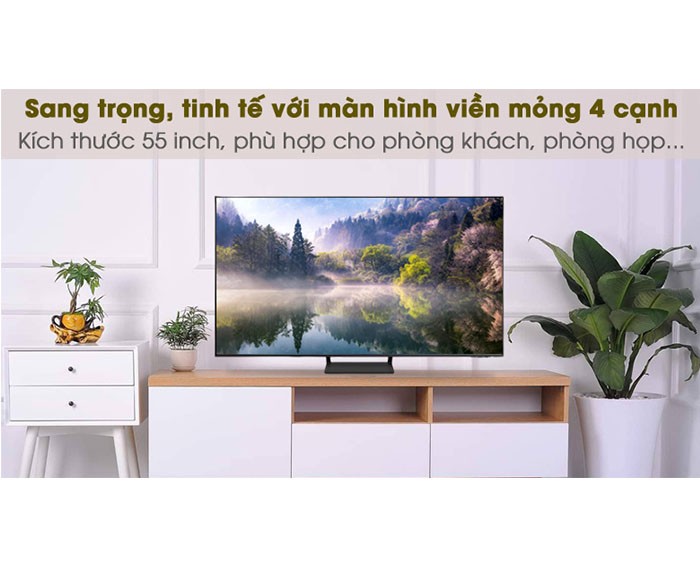 Image Smart Tivi QLED 4K 55 inch Samsung QA55Q65A 4