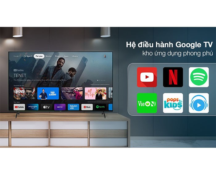 Image Google Tivi Sony 4K 50 inch KD-50X75K 2