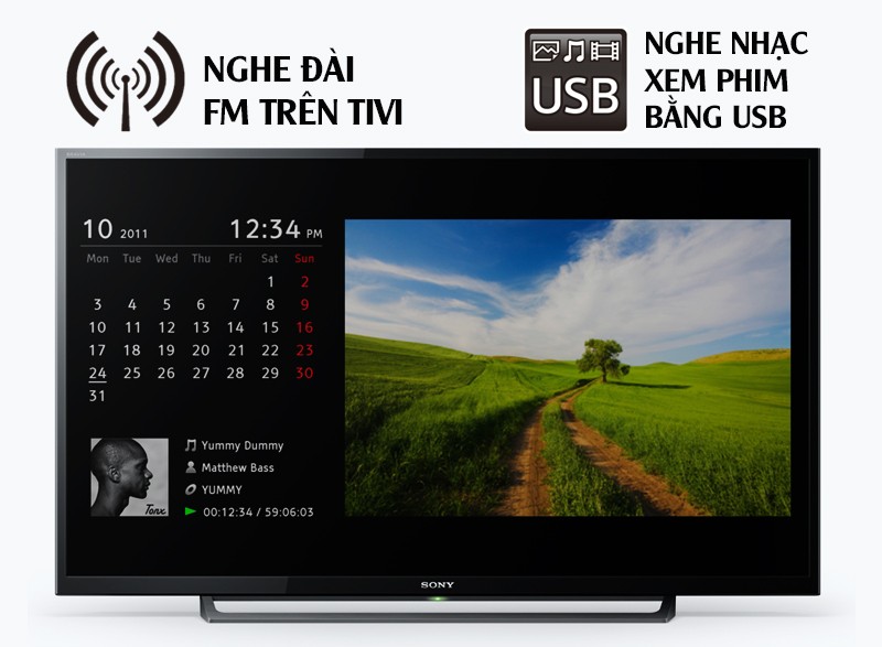 Image Tivi Sony 40 inch KDL-40R350E 2