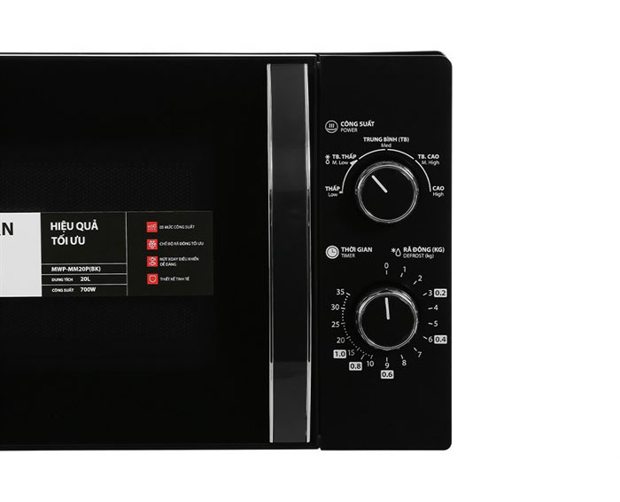 Image Lò vi sóng Toshiba MWP-MM20P(BK) 20 lít 2