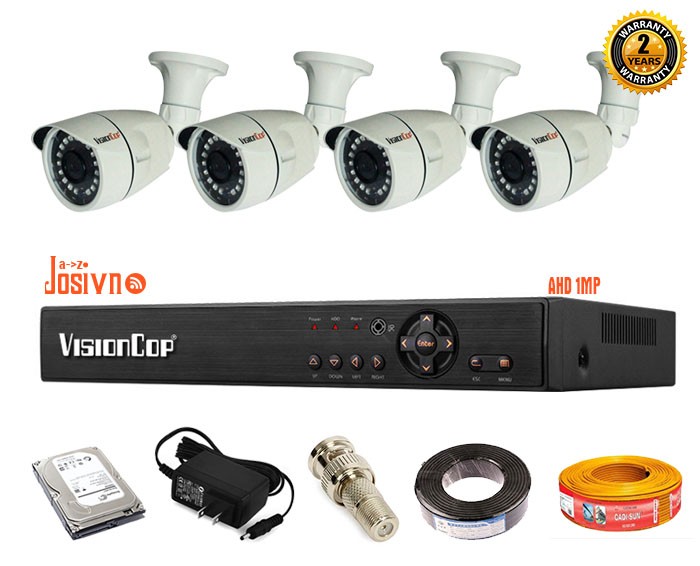 Image Bộ 4 Camera thân VisionCop