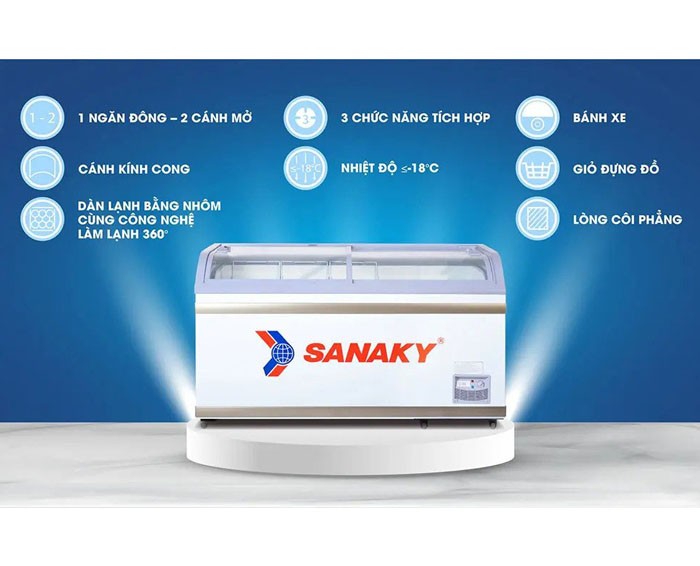 Image Tủ đông Sanaky VH-888K 1
