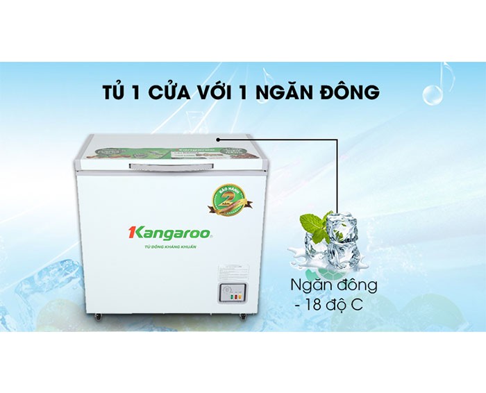 Image Tủ đông Kangaroo 140 lít KG 265NC1 1