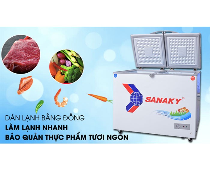 Image Tủ đông Sanaky 220 lít VH-2899W1 1