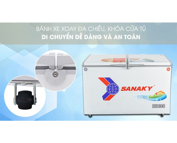 Image Tủ đông Sanaky 260 lít VH-3699W1 3