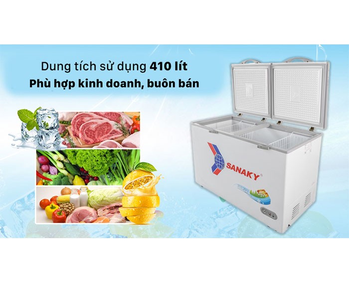 Image Tủ đông Sanaky 410 lít VH 5699HY 2
