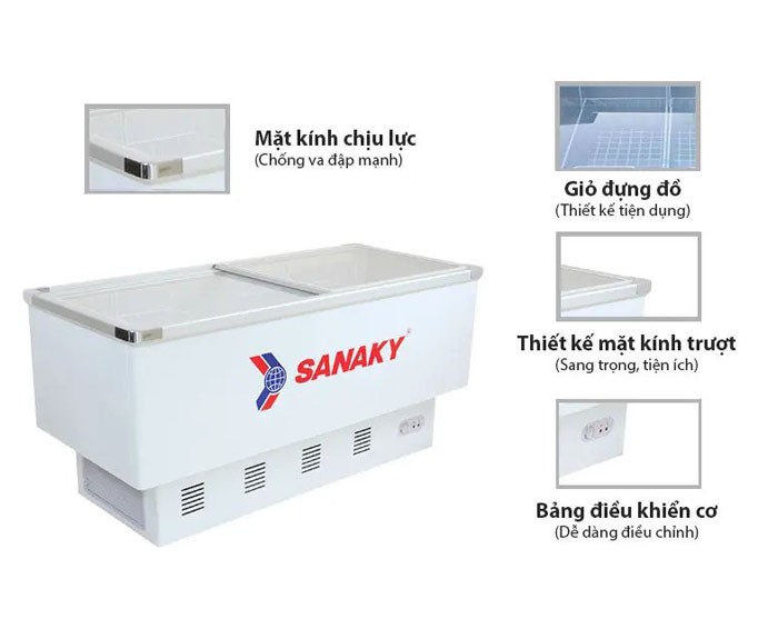 Image Tủ đông Sanaky VH-8099K 800 lít 1