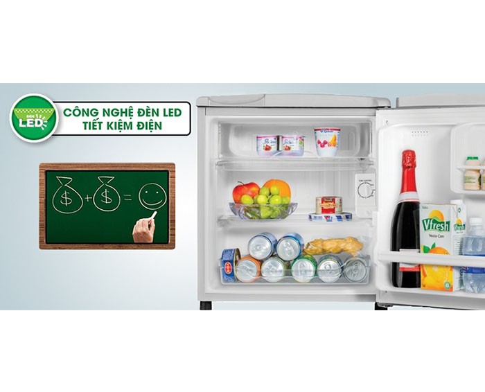 Image Tủ lạnh Aqua 50 lít AQR-55ER (SS 2