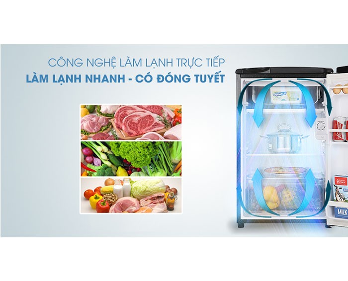 Image Tủ lạnh Aqua 90 lít AQR-D99FA(BS) 3