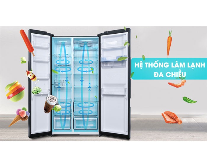 Image Tủ lạnh Aqua Inverter 557 lít AQR-I565AS BS 4