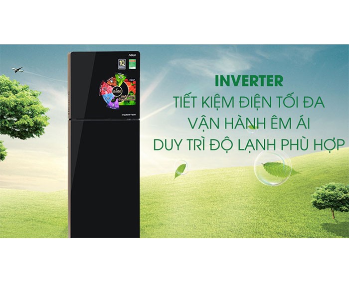 Image Tủ lạnh Aqua Inverter 270 lít AQR-IG288EN (GB) 1